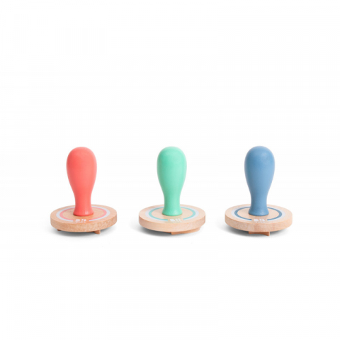 Brand - Stampile din lemn pentru nisip, BS Toys