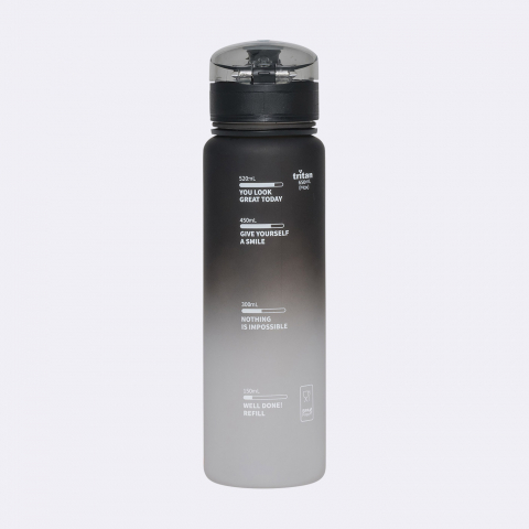 Sticla de baut 650 ml, Gradient Negru [1]