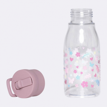 Sticla de băut pentru copiii de gradinita 400 ml, Roz [2]