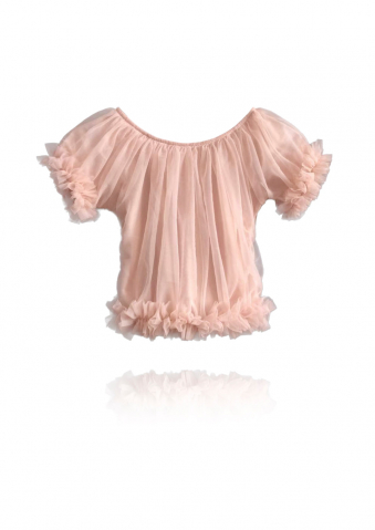 Bloomer/ Pantaloni scurti - Top frilly, ballet pink
