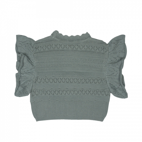 Vesta Mayfair, bumbac organic, culoarea Greyish blue, Baje [4]