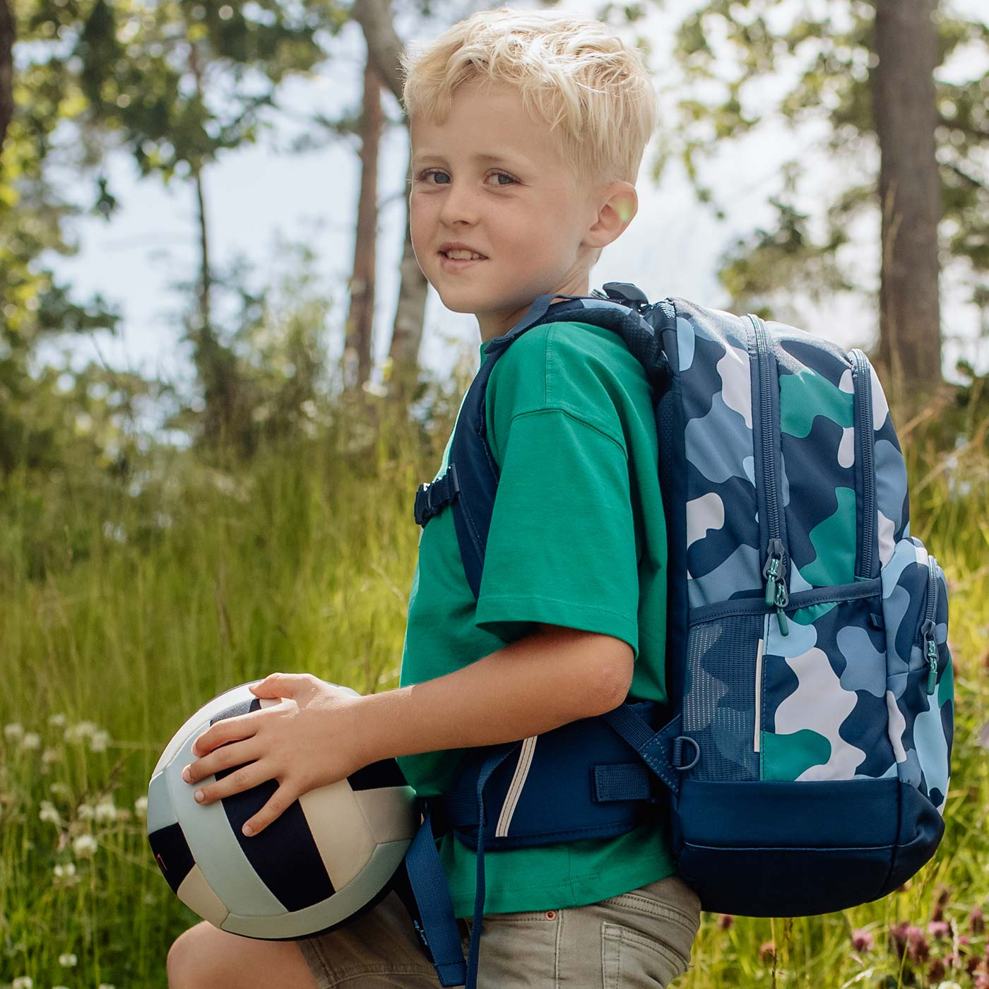 GHIOZDAN, RUCSAC ERGONOMIC, 30L, SPORT JUNIOR  - COLOR CAMO [2]