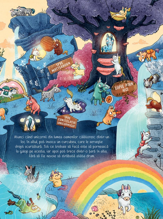 101 unicorni si tot ce trebuie sa stii despre ei! Alexandra Helm, Ruby van der Bogen, 3 ani+ [5]