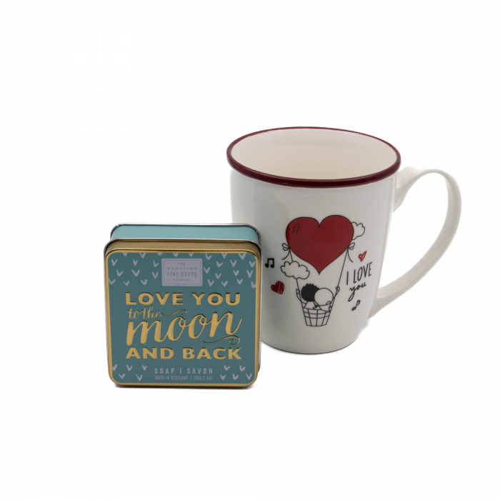 Set cadou I love you to the moon&back [3]