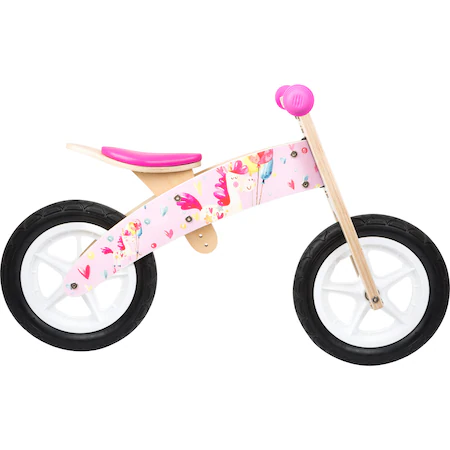 Bicicleta de echilibru fara pedale, Legler, model Unicorn, din lemn [2]