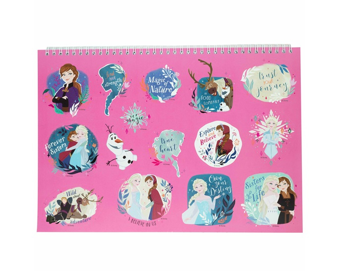 Bloc desen Frozen cu stickere, 40 coli [2]