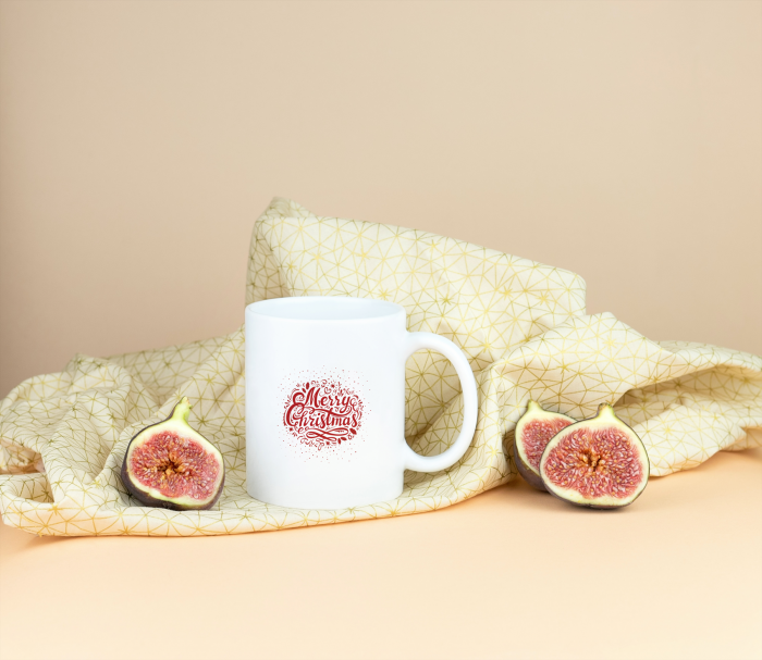 Cana ceramica de Craciun, Merry Christmas, 350 ml [2]