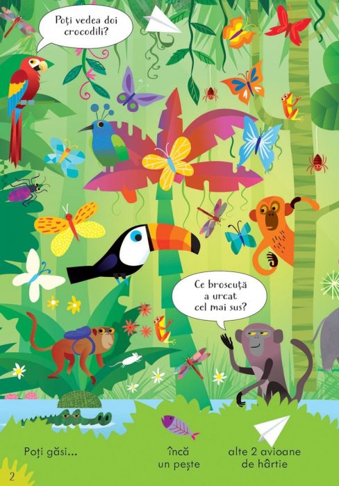 Cauta si gaseste. In jungla, Usborne Books, 3 ani+ [2]