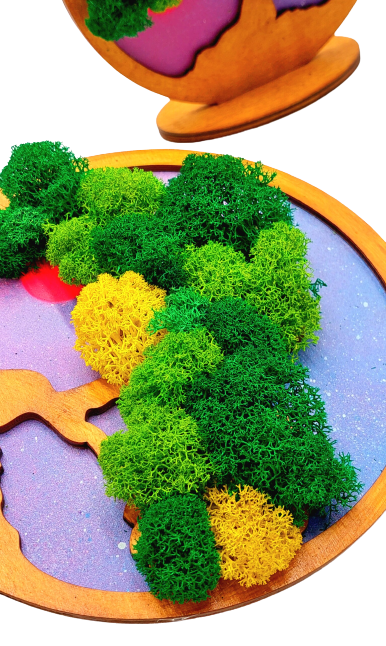 Decoratiune Pomisor bonsai cu licheni, 20 cm [2]