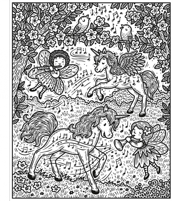 Lumea unicornilor. Descopera pictura magica Usborne Books, 3 ani+ [2]
