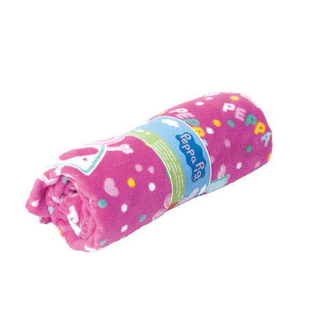 Patura fleece Peppa Pig Happy, 95x150 cm [3]