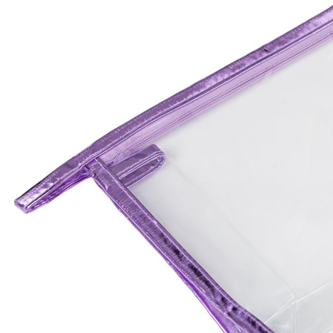 Portfard Summer Transparent Purple Shiny Rally 22x7x16 cm [2]