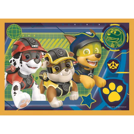 Puzzle Trefl 4 in 1, Paw Patrol, 35/48/54/70 piese, 3 ani+ [5]