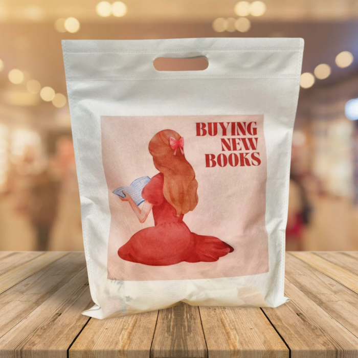 Sacosa textil, Buying new books, 43x34 cm [3]