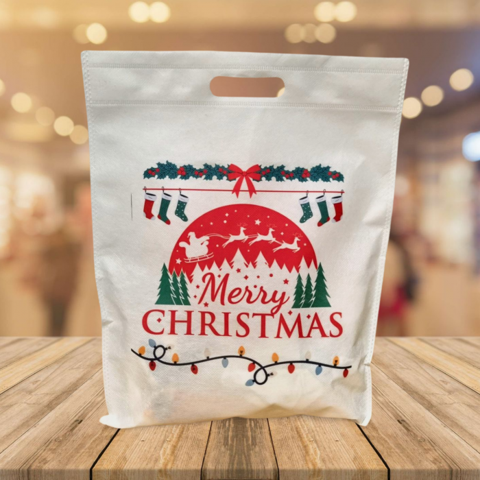 Sacosa textil, Merry Christmas, 43x34 cm [3]