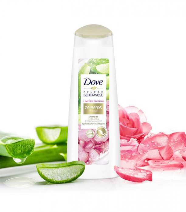 Sampon Dove Ritual de vara Aloe Vera si Apa de trandafiri, 250ml [2]