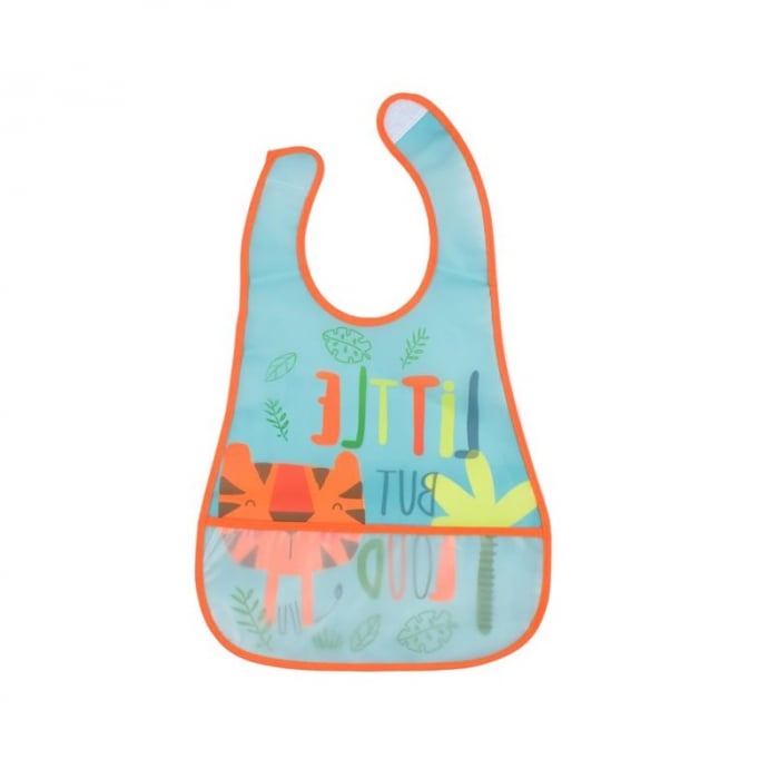 Baveta plastic, inchidere velcro model tigru [2]