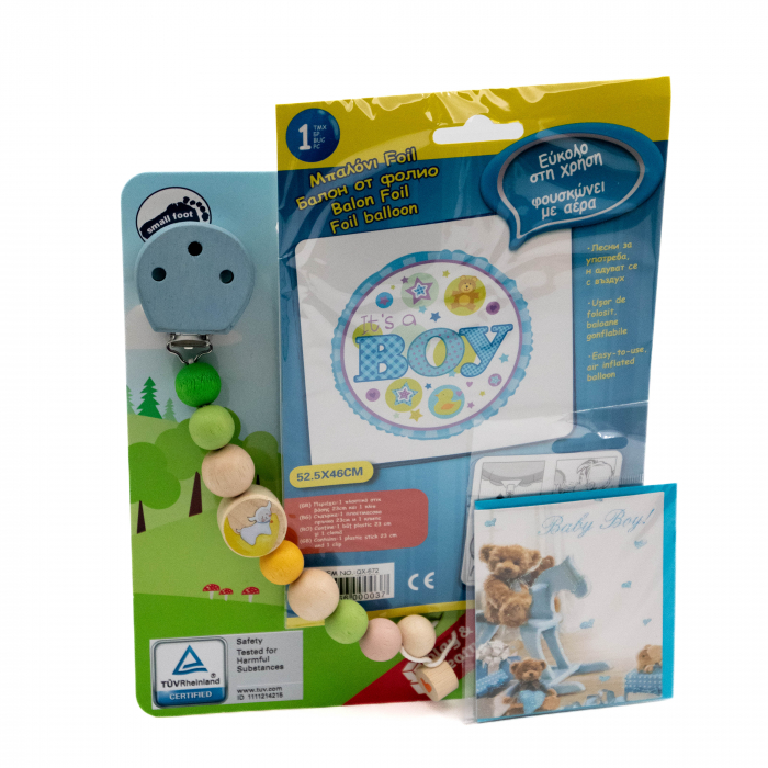 Set cadou baieti Baby Shower, 8 piese [3]