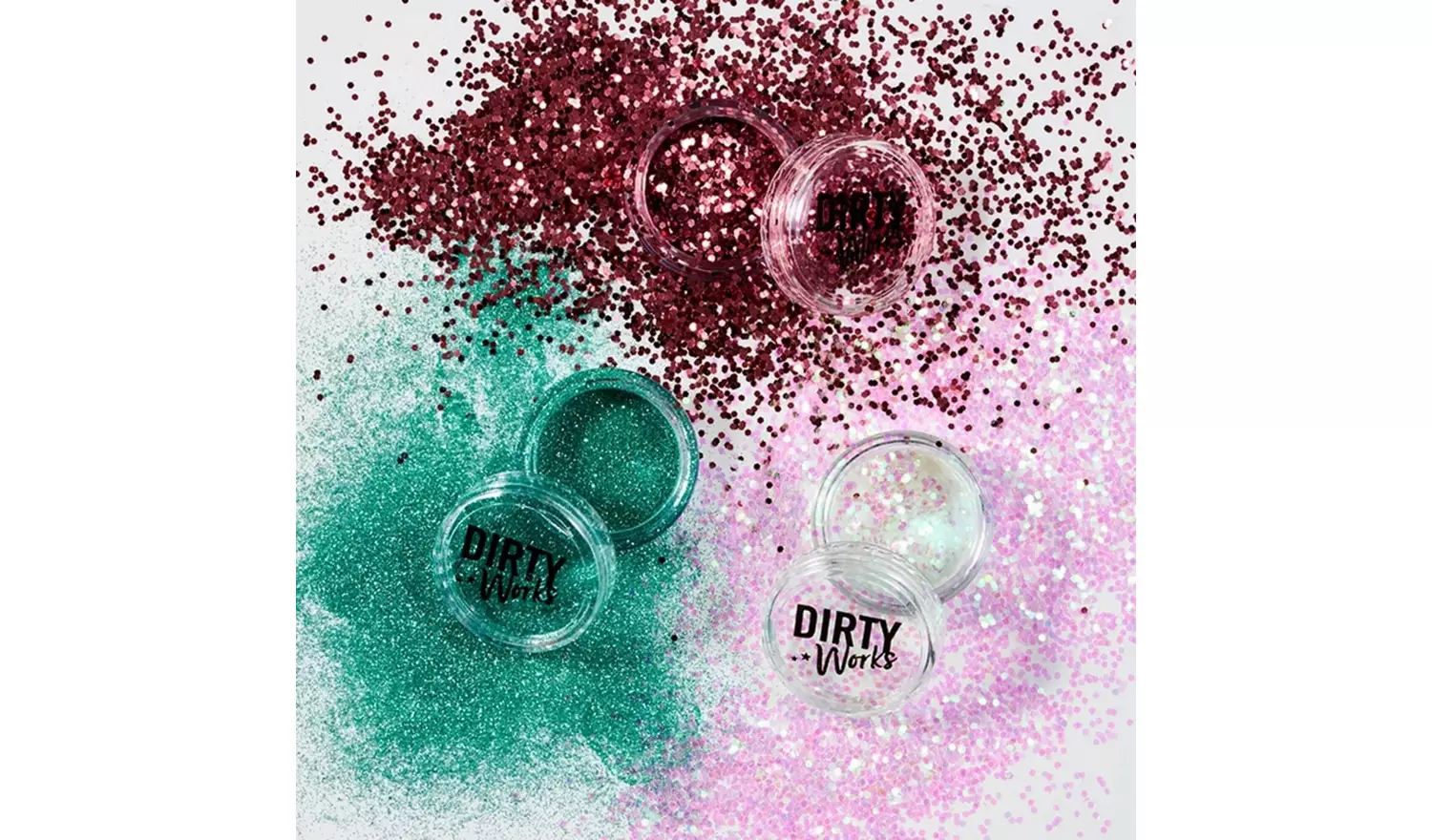 Set Glitterbug, sclipici pentru unghii, ten si corp, 22 g [3]