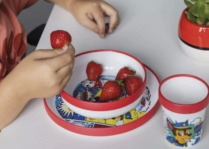 Set mic dejun 3 piese Paw Patrol, Microunde si antialunecare [3]