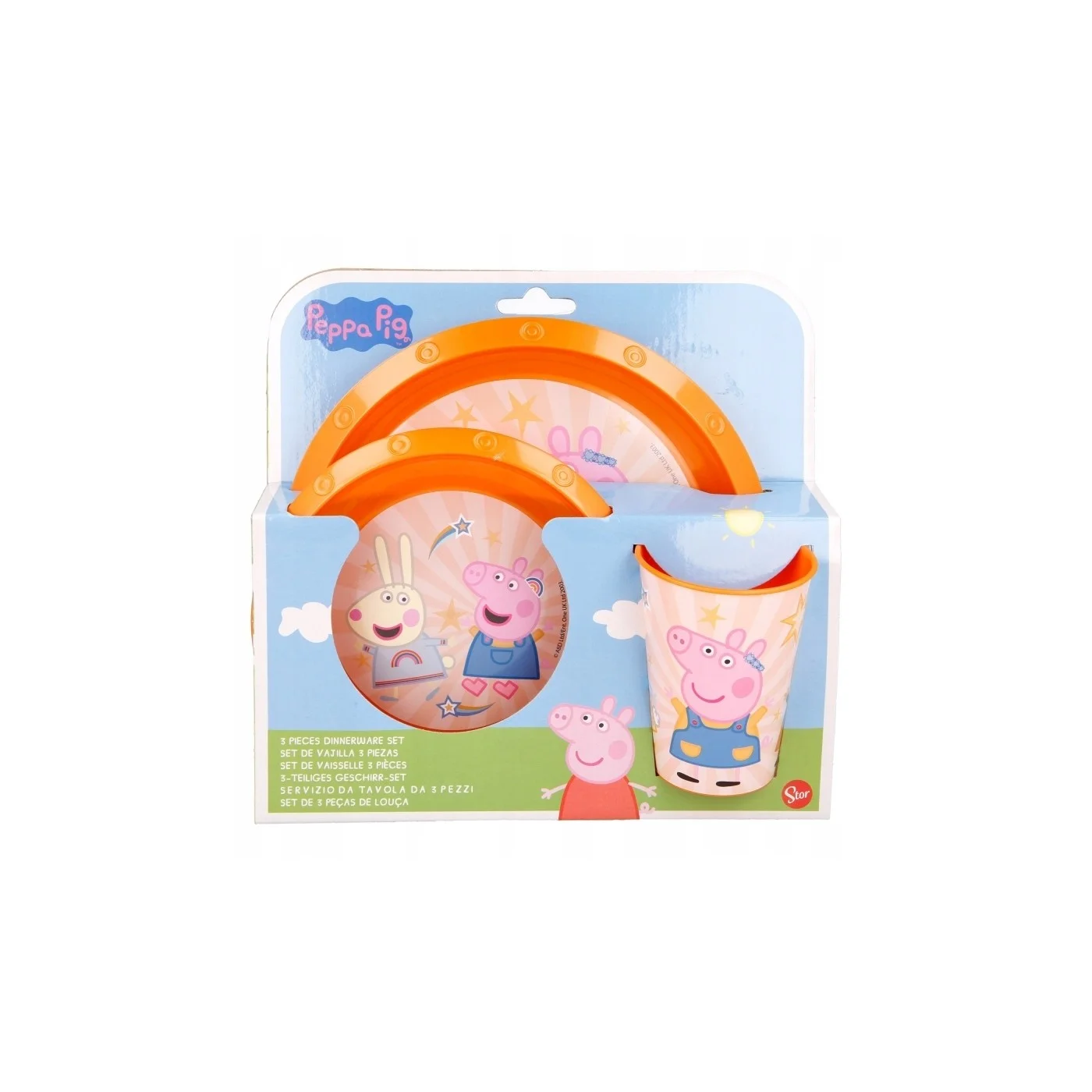 Set mic dejun 3 piese Peppa Pig Kidness Counts [2]