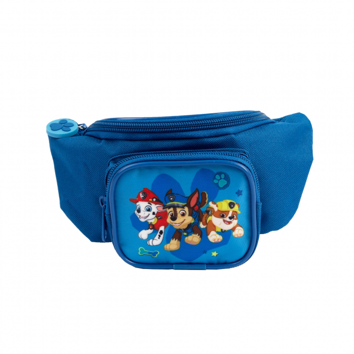 Set Paw Patrol, 4 piese, ghiozdan gradinita, borseta, sac sport si portofel, albastru [8]