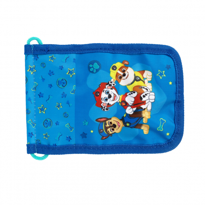 Set Paw Patrol, 4 piese, ghiozdan gradinita, borseta, sac sport si portofel, albastru [6]
