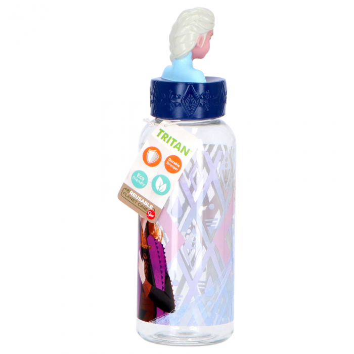 Sticla plastic, Frozen figurina 3D, 560 ml [4]