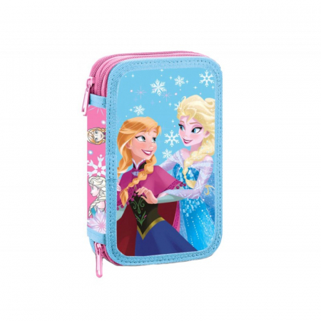 Penar echipat 28 piese Anna si Elsa,2 compartimente,multicolor [0]