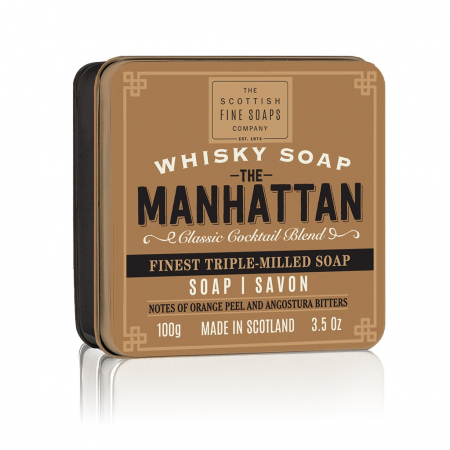 Sapun barbati The Manhattan soap in a tin, 100 g [0]
