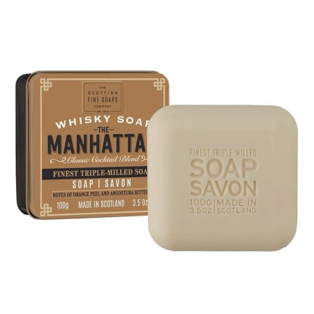 Sapun barbati The Manhattan soap in a tin, 100 g [1]
