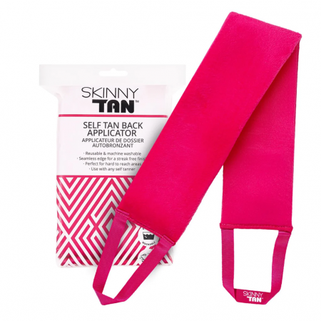 Tratamente ingrijire corp - Aplicator pentru autobronzant, zona spatelui, SKINNY TAN, roz