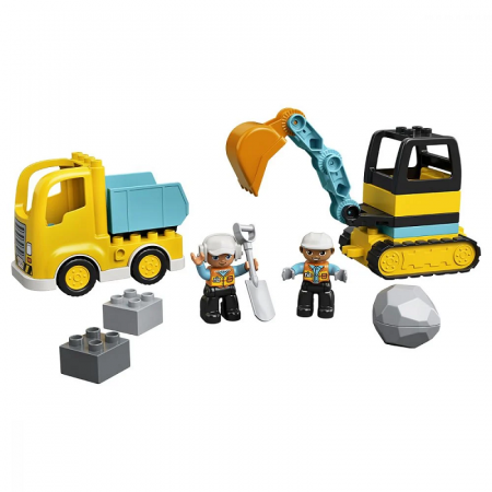 Camion si excavator pe senile, 20 piese, LEGO DUPLO [1]