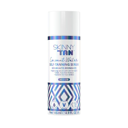 Tratamente ingrijire corp - Serum autobronzant Coconut Water, Skinny Tan Self Tanning, 145 ml, Medium