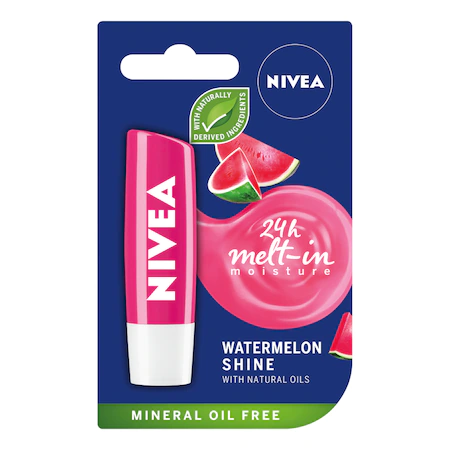 Balsam de buze Nivea Lip Care Watermelon Shine, 4.8 g [0]