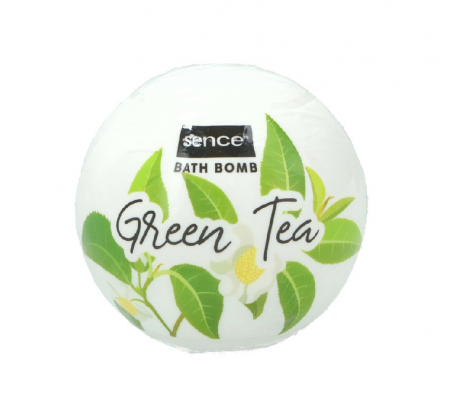 Spuma si saruri de baie - Bila de baie efervescenta, Green Tea, 180g