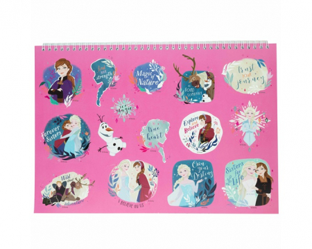 Bloc desen Frozen cu stickere, 40 coli [1]