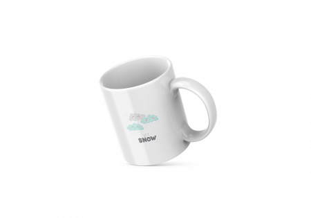 Cana ceramica de Craciun, Let it snow, 350 ml [2]