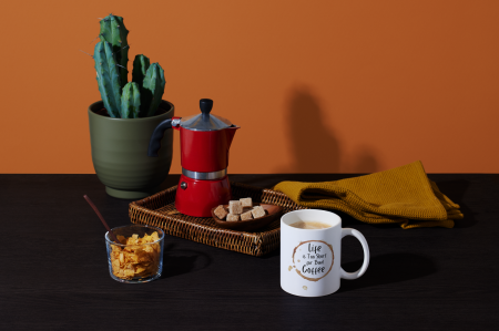 Cana ceramica, Life is too short for bad Coffee, 350 ml [2]