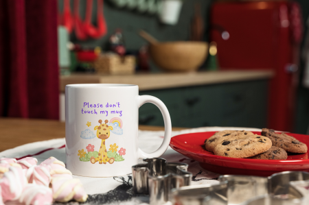 Cana ceramica, Please don't touch my mug, 350 ml [1]