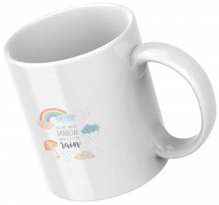 Cani - Cana ceramica, Rainbow, 350 ml