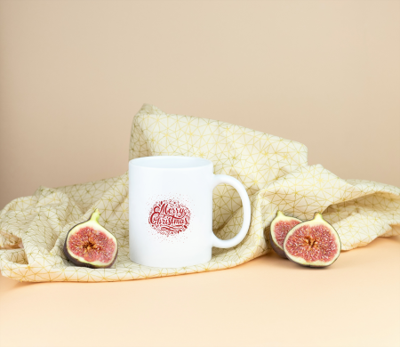 Cana ceramica de Craciun, Merry Christmas, 350 ml [1]