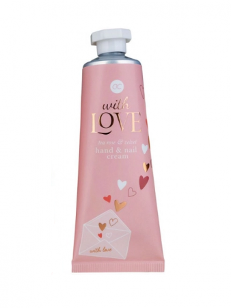 Lotiuni si creme de maini - Crema hidratanta pentru maini, Tea Rose and Velvet, pink, 60 ml