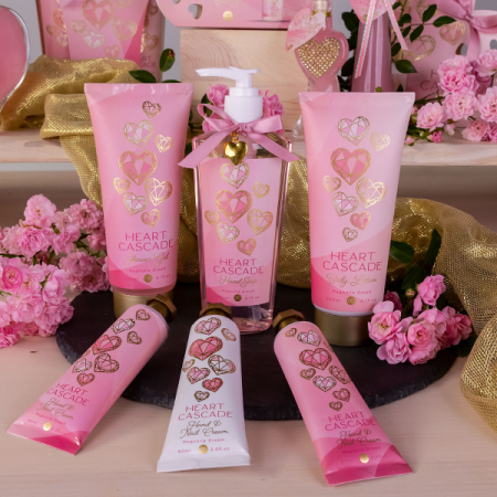 Crema hidratanta pentru maini, Heart Cascade, pink, 60 ml [1]