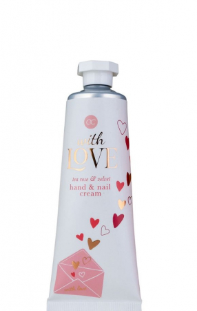 Lotiuni si creme de maini - Crema hidratanta pentru maini, Tea Rose and Velvet, white, 60 ml