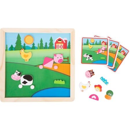 Puzzle Magnetic Viata la Tara cu Animale Domestice [3]