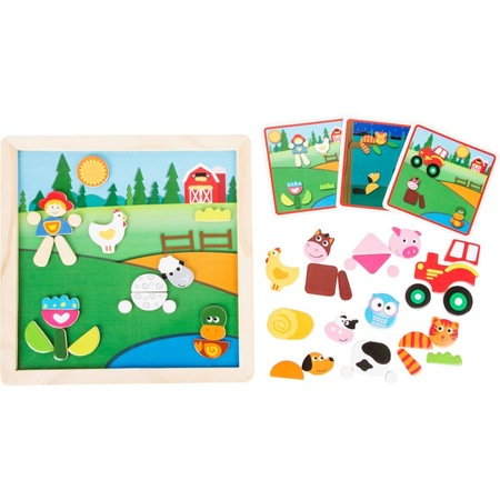 Puzzle Magnetic Viata la Tara cu Animale Domestice [4]