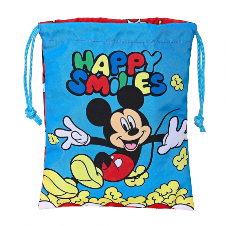 Lumea copiilor - Saculet sandvis Mickey Mouse, 20x25 cm