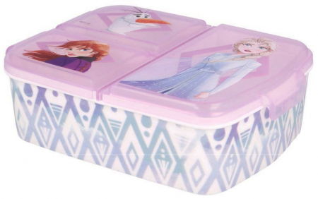 Cutie sandvis multicompartimente,Frozen,19.5 x 16.5 x 6.7 cm [0]