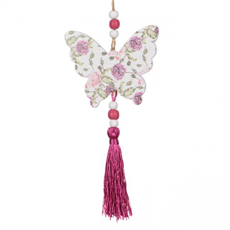 Cadouri Altfel - Decoratiune fluturas colorat, 8,5x25 cm